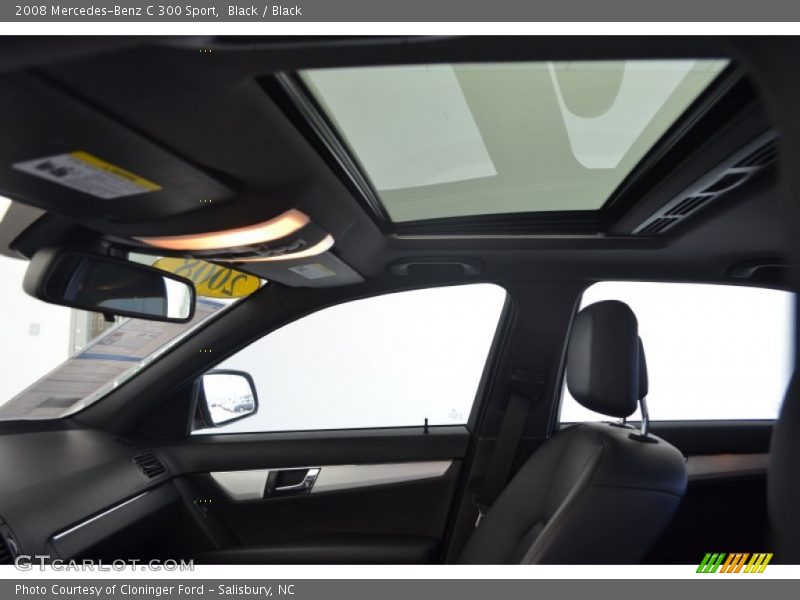 Black / Black 2008 Mercedes-Benz C 300 Sport