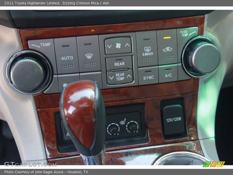 Sizzling Crimson Mica / Ash 2011 Toyota Highlander Limited