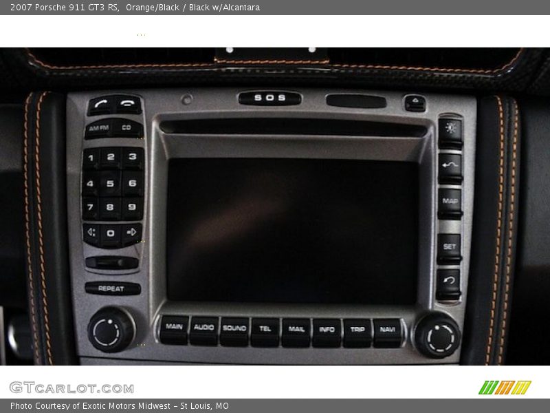 Controls of 2007 911 GT3 RS