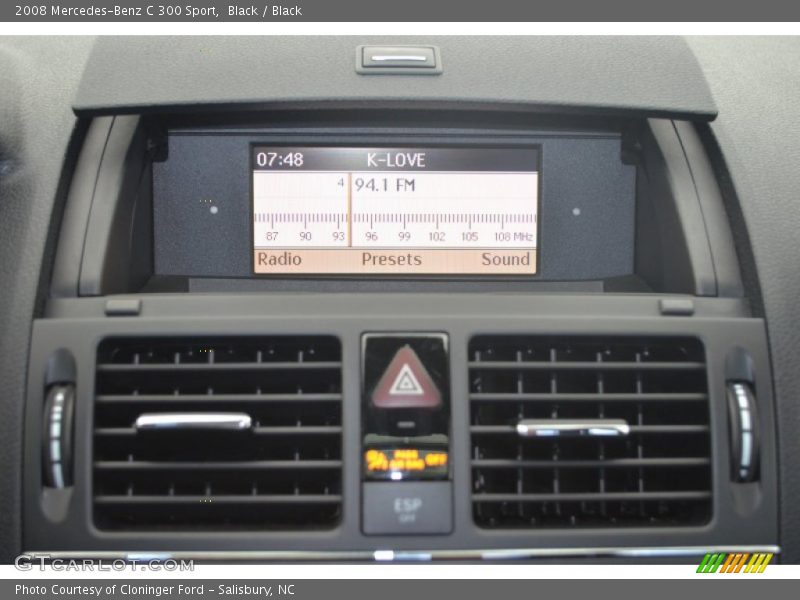 Black / Black 2008 Mercedes-Benz C 300 Sport