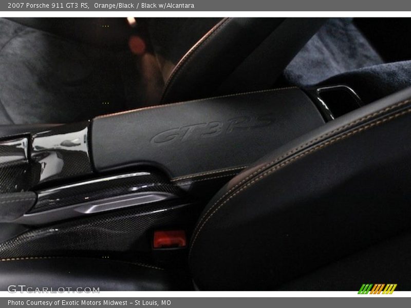 Orange/Black / Black w/Alcantara 2007 Porsche 911 GT3 RS