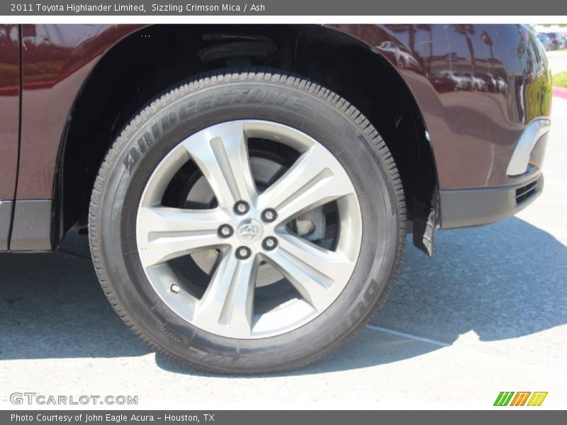 Sizzling Crimson Mica / Ash 2011 Toyota Highlander Limited