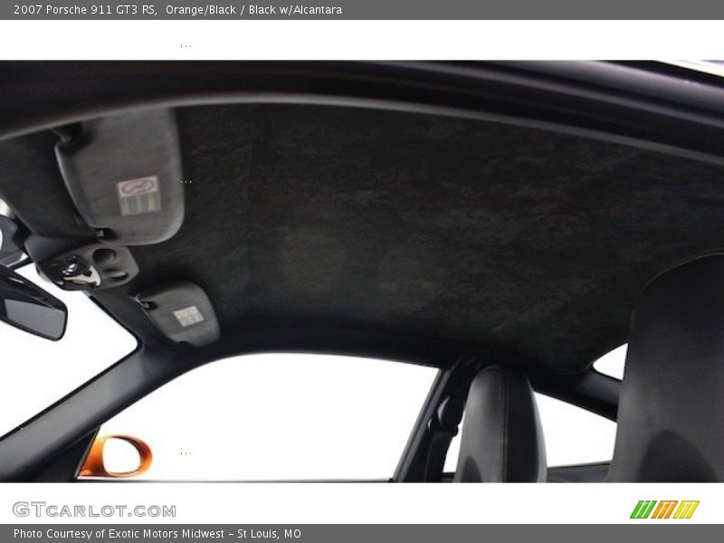 Orange/Black / Black w/Alcantara 2007 Porsche 911 GT3 RS