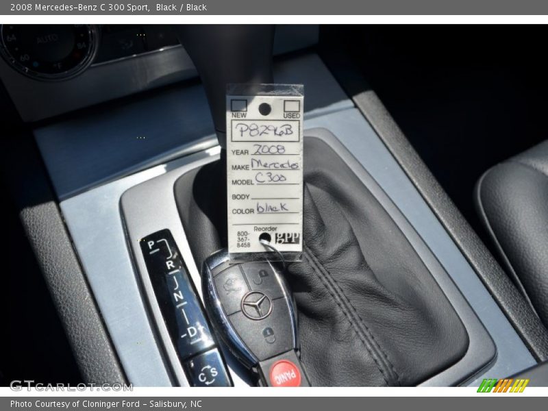Black / Black 2008 Mercedes-Benz C 300 Sport