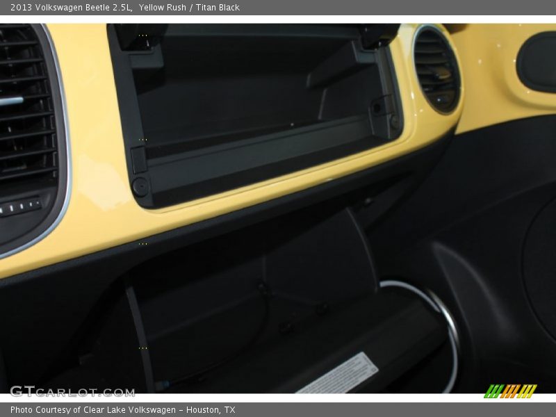 Yellow Rush / Titan Black 2013 Volkswagen Beetle 2.5L