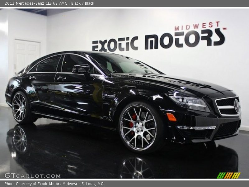 Black / Black 2012 Mercedes-Benz CLS 63 AMG