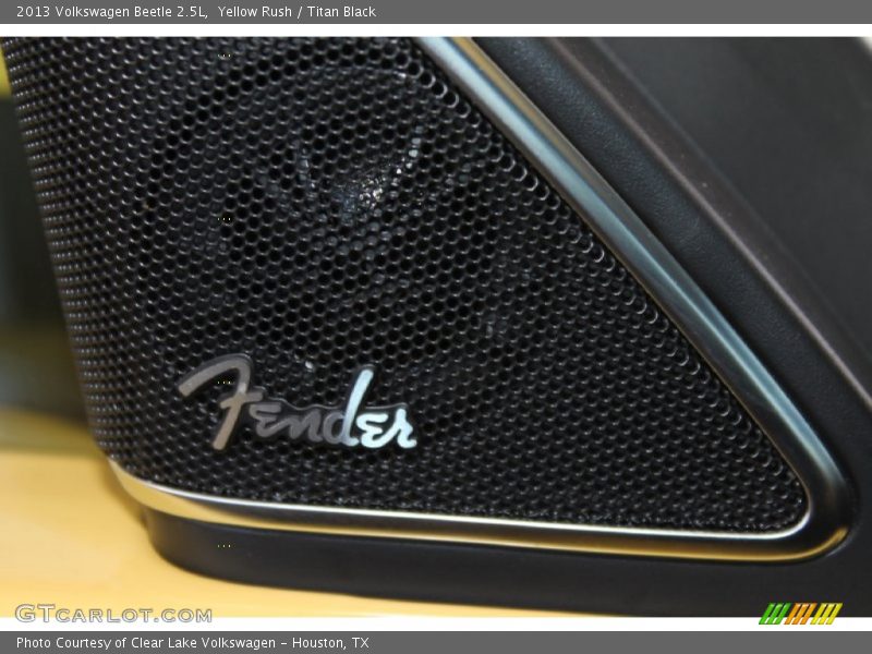 Yellow Rush / Titan Black 2013 Volkswagen Beetle 2.5L