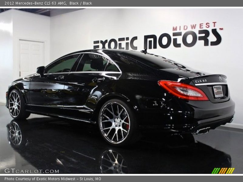 Black / Black 2012 Mercedes-Benz CLS 63 AMG
