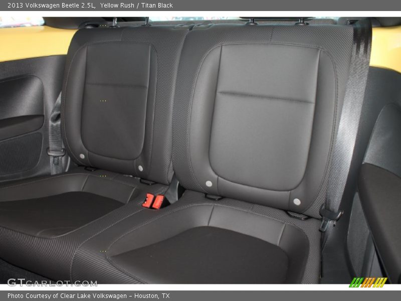Yellow Rush / Titan Black 2013 Volkswagen Beetle 2.5L