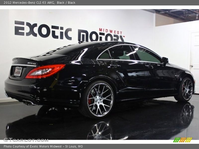 Black / Black 2012 Mercedes-Benz CLS 63 AMG