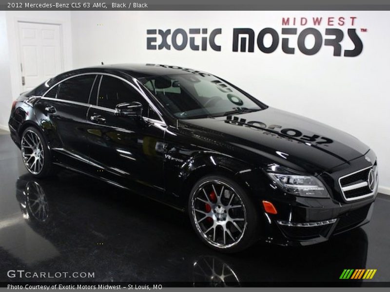 Black / Black 2012 Mercedes-Benz CLS 63 AMG