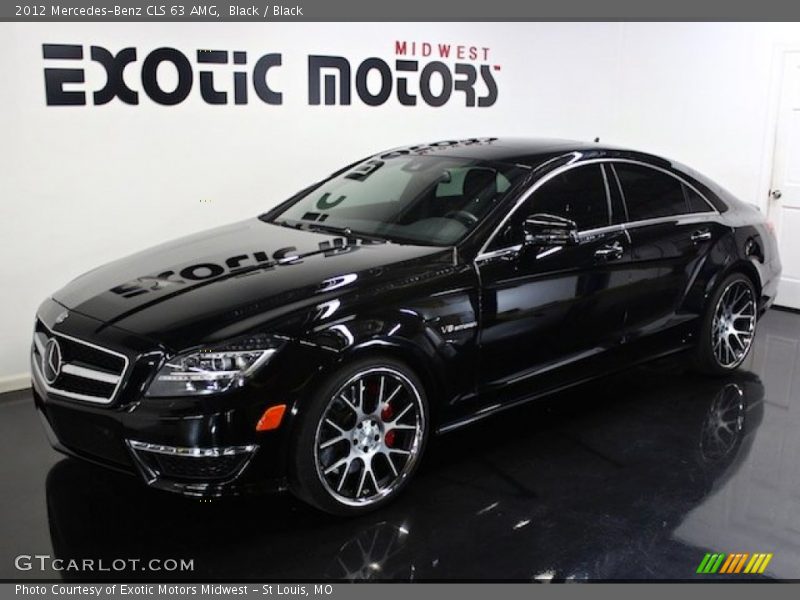 Black / Black 2012 Mercedes-Benz CLS 63 AMG