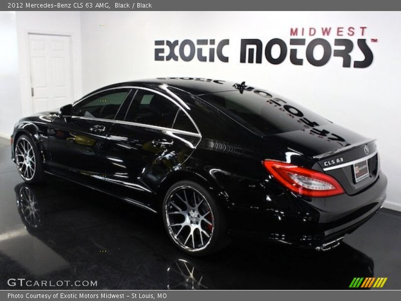 Black / Black 2012 Mercedes-Benz CLS 63 AMG