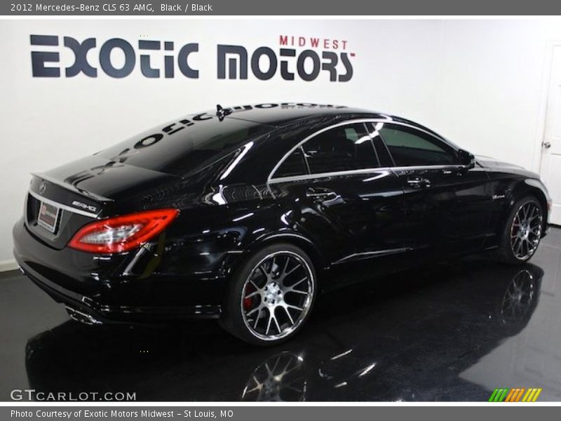 Black / Black 2012 Mercedes-Benz CLS 63 AMG