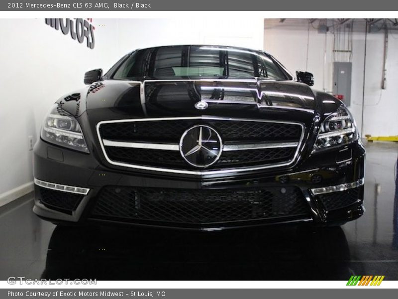 Black / Black 2012 Mercedes-Benz CLS 63 AMG