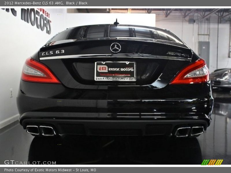 Black / Black 2012 Mercedes-Benz CLS 63 AMG