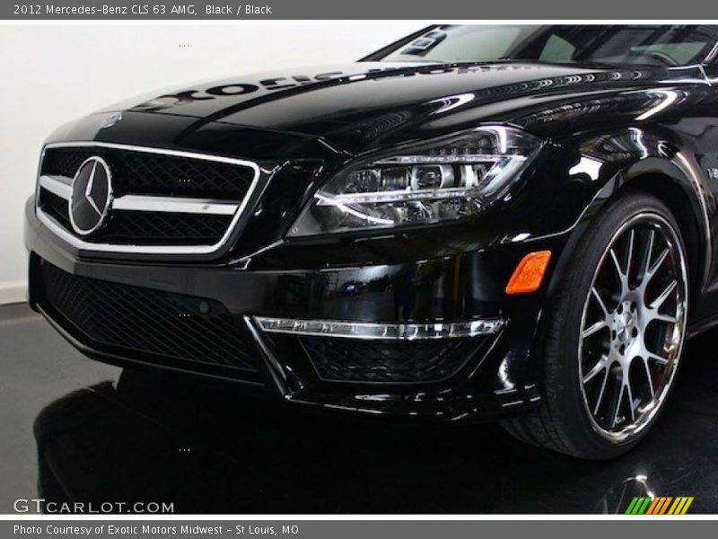 Black / Black 2012 Mercedes-Benz CLS 63 AMG