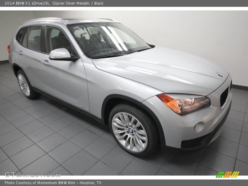 Glacier Silver Metallic / Black 2014 BMW X1 sDrive28i