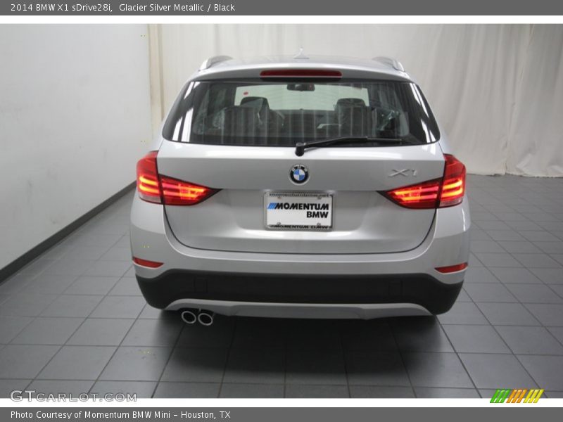 Glacier Silver Metallic / Black 2014 BMW X1 sDrive28i