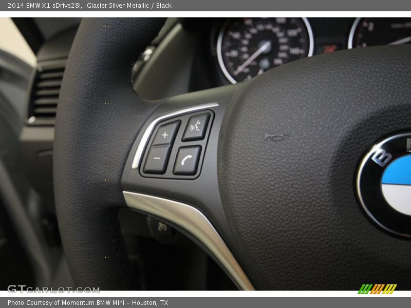 Glacier Silver Metallic / Black 2014 BMW X1 sDrive28i