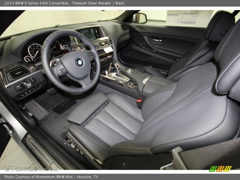 Black Interior - 2014 6 Series 640i Convertible 