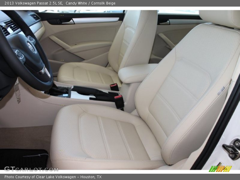 Candy White / Cornsilk Beige 2013 Volkswagen Passat 2.5L SE