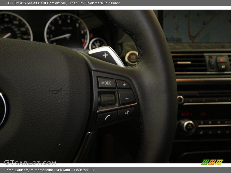 Controls of 2014 6 Series 640i Convertible