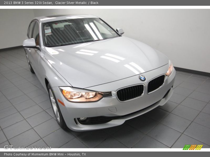 Glacier Silver Metallic / Black 2013 BMW 3 Series 320i Sedan