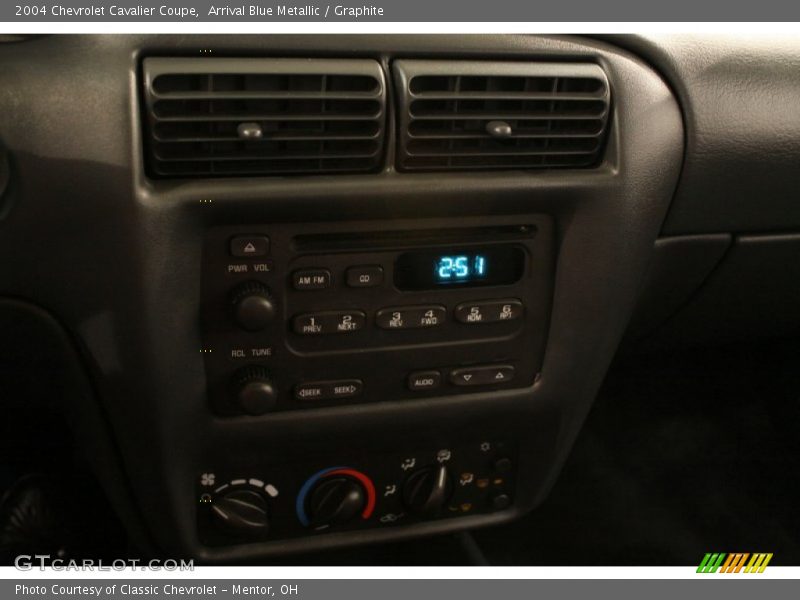 Arrival Blue Metallic / Graphite 2004 Chevrolet Cavalier Coupe