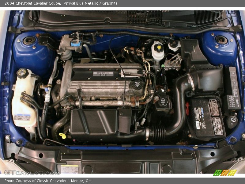Arrival Blue Metallic / Graphite 2004 Chevrolet Cavalier Coupe
