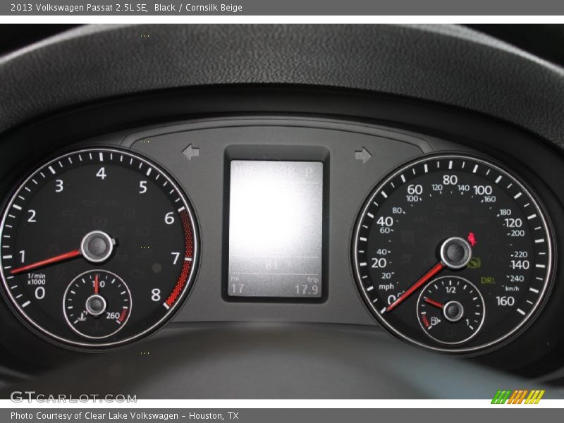Black / Cornsilk Beige 2013 Volkswagen Passat 2.5L SE
