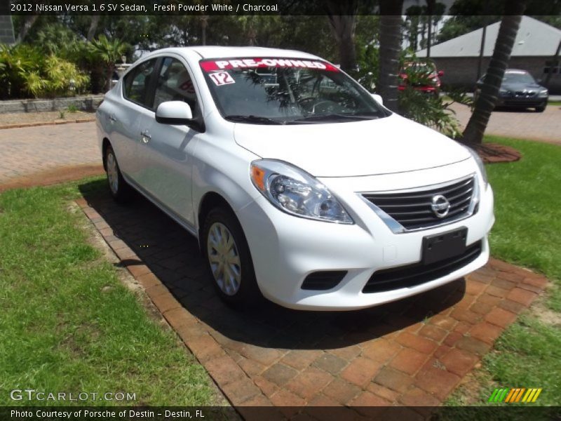 Front 3/4 View of 2012 Versa 1.6 SV Sedan