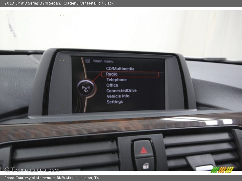 Glacier Silver Metallic / Black 2013 BMW 3 Series 320i Sedan