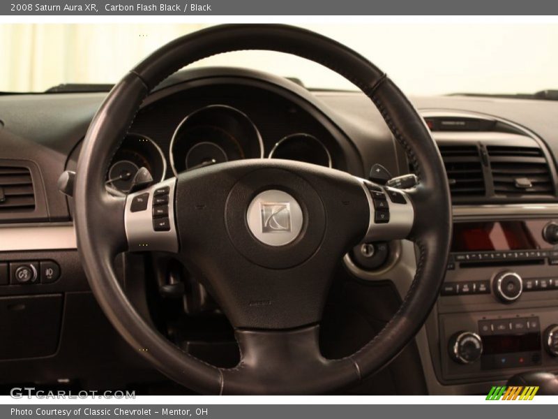 Carbon Flash Black / Black 2008 Saturn Aura XR