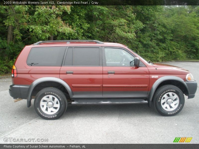  2003 Montero Sport XLS Cambridge Red Pearl
