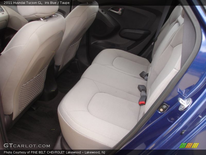 Iris Blue / Taupe 2011 Hyundai Tucson GL