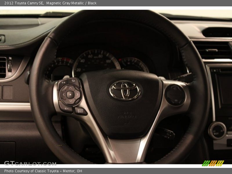 Magnetic Gray Metallic / Black 2012 Toyota Camry SE