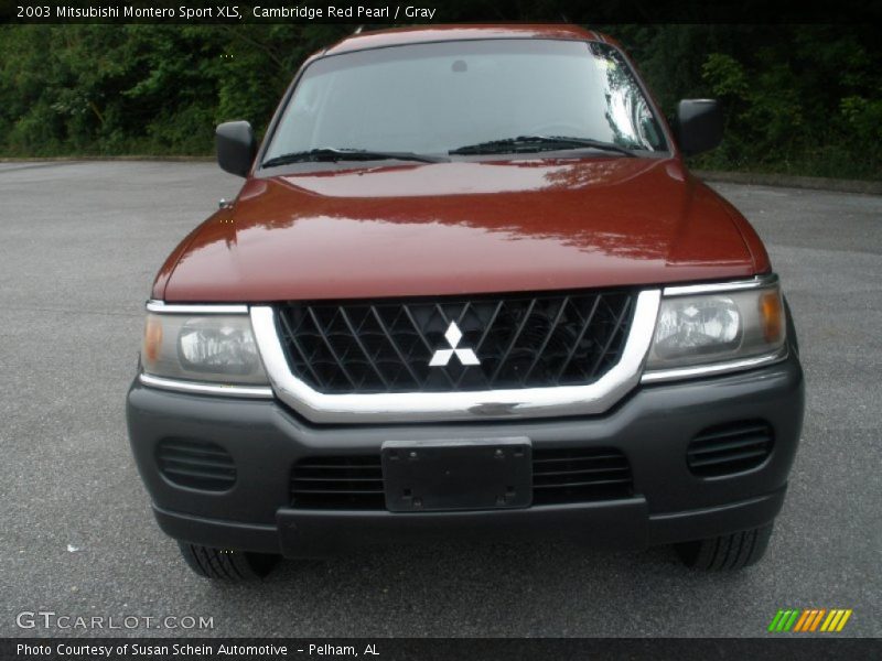 Cambridge Red Pearl / Gray 2003 Mitsubishi Montero Sport XLS