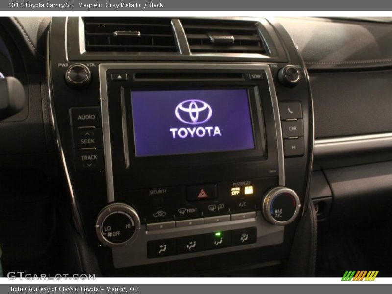 Magnetic Gray Metallic / Black 2012 Toyota Camry SE