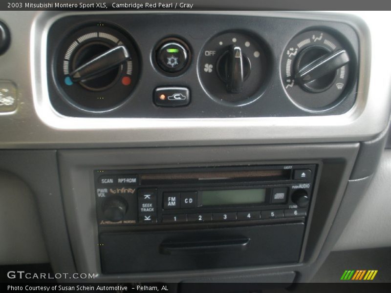 Controls of 2003 Montero Sport XLS
