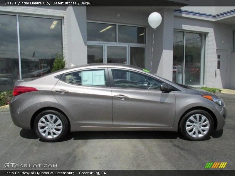 Desert Bronze / Beige 2012 Hyundai Elantra GLS