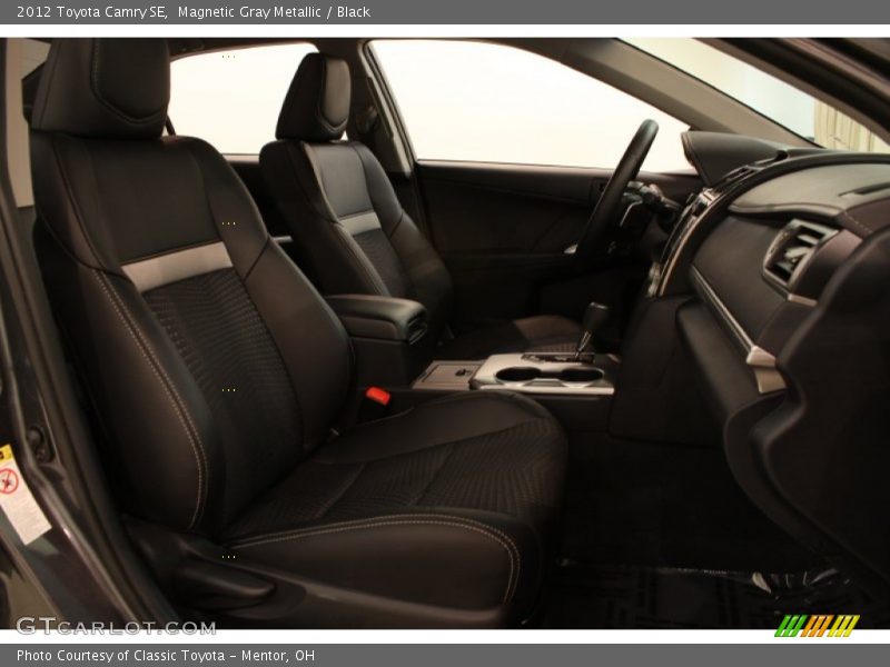 Magnetic Gray Metallic / Black 2012 Toyota Camry SE