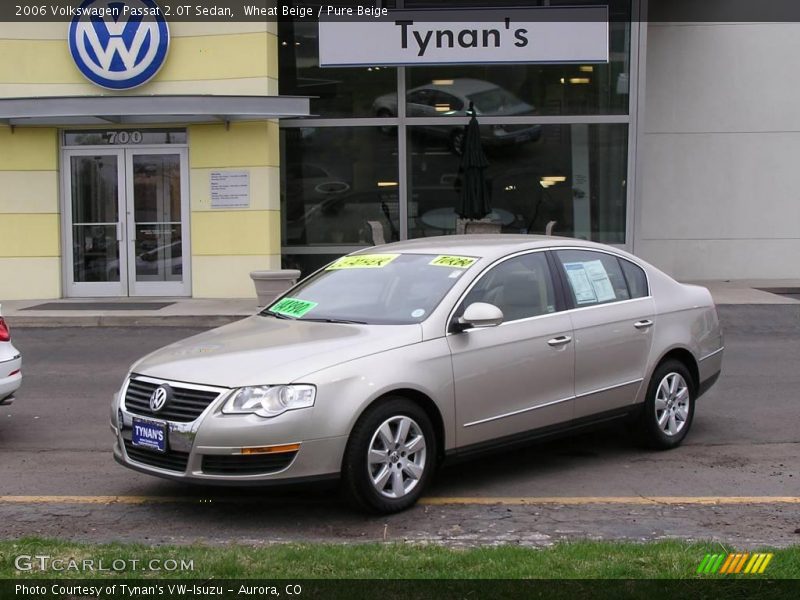Wheat Beige / Pure Beige 2006 Volkswagen Passat 2.0T Sedan