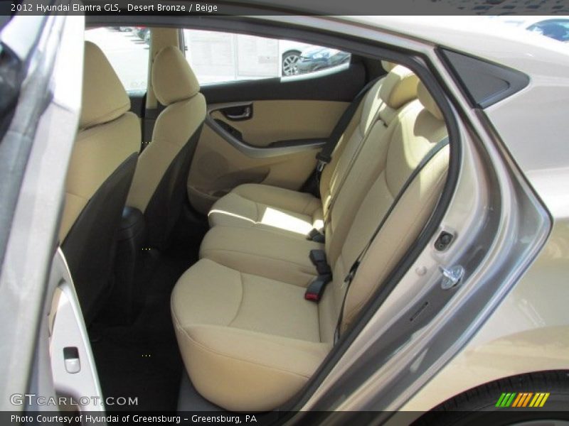 Desert Bronze / Beige 2012 Hyundai Elantra GLS