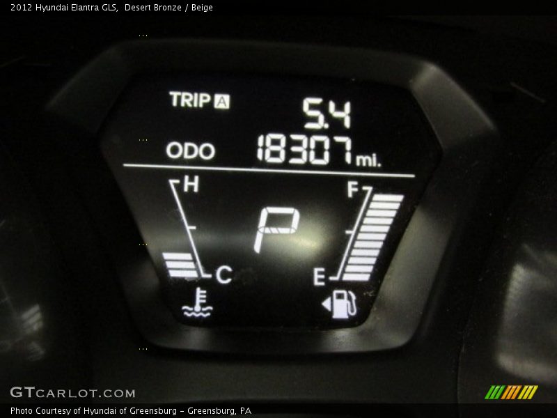 Desert Bronze / Beige 2012 Hyundai Elantra GLS
