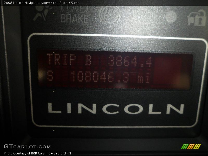 Black / Stone 2008 Lincoln Navigator Luxury 4x4