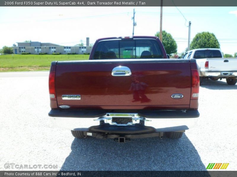 Dark Toreador Red Metallic / Tan 2006 Ford F350 Super Duty XL SuperCab 4x4