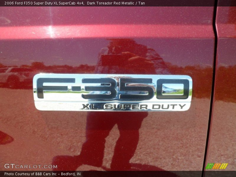 Dark Toreador Red Metallic / Tan 2006 Ford F350 Super Duty XL SuperCab 4x4