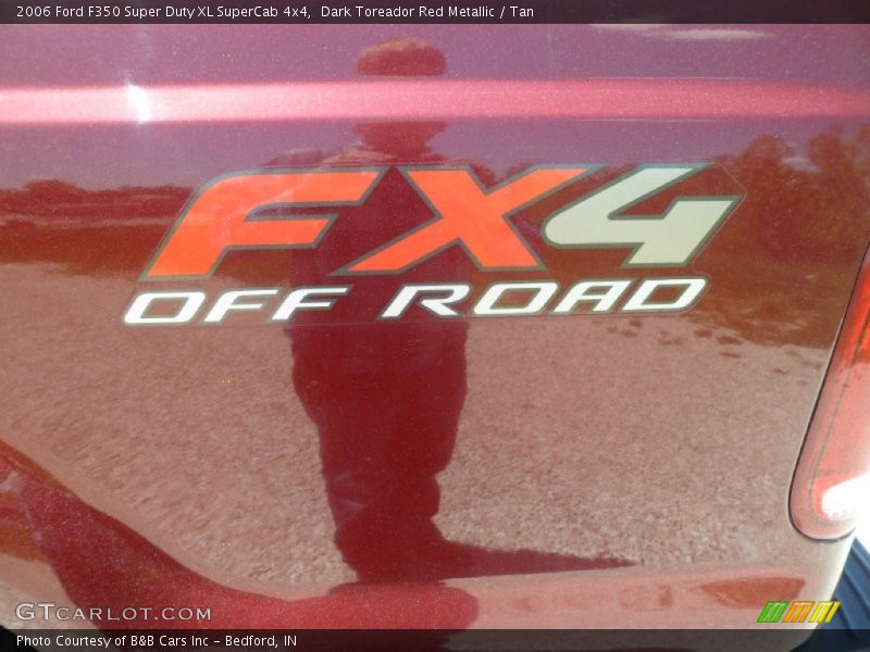 Dark Toreador Red Metallic / Tan 2006 Ford F350 Super Duty XL SuperCab 4x4