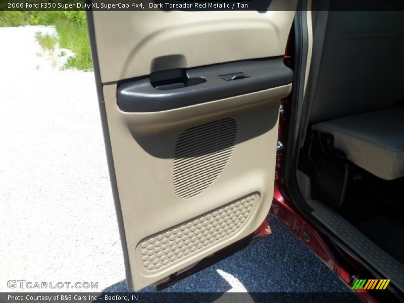 Dark Toreador Red Metallic / Tan 2006 Ford F350 Super Duty XL SuperCab 4x4